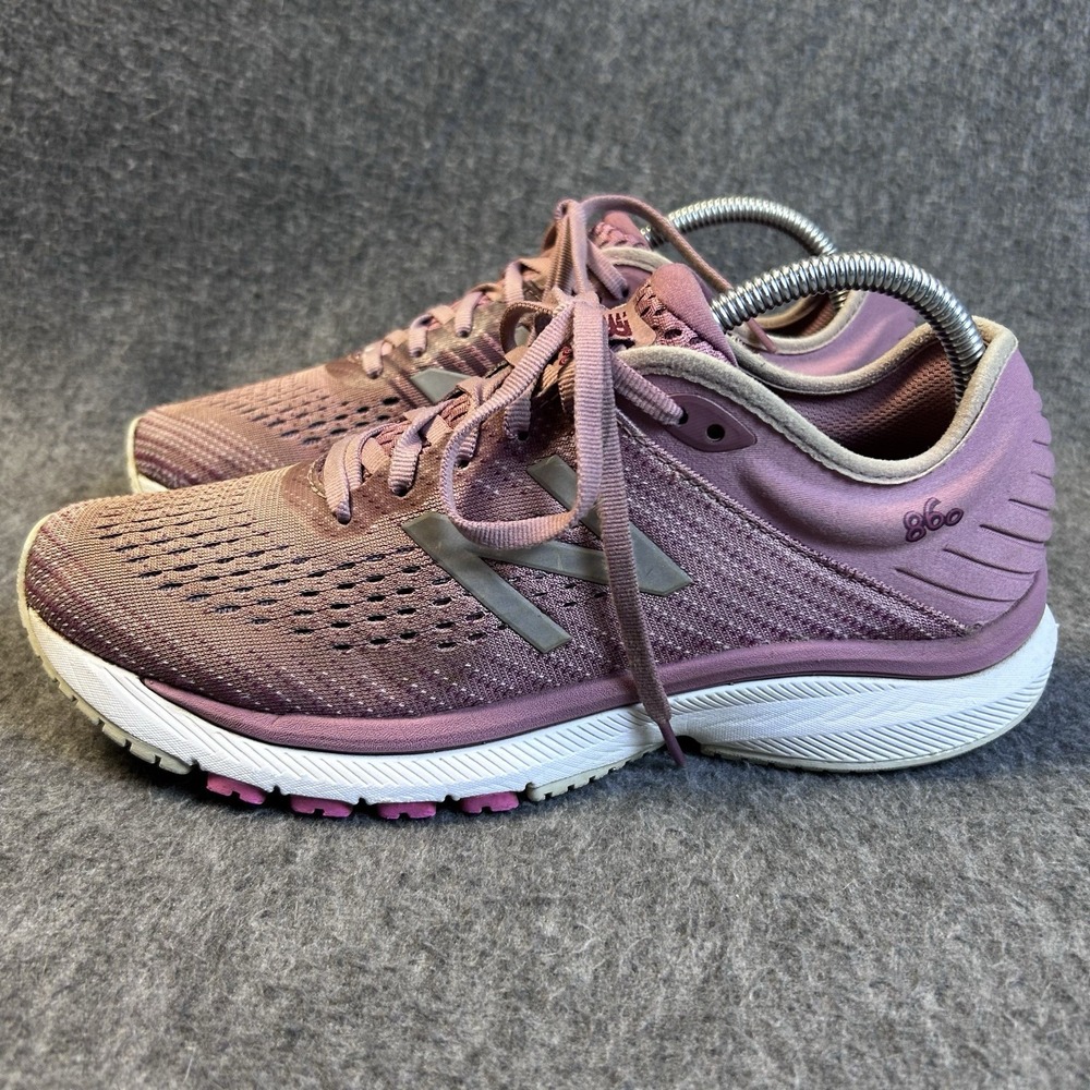 New Balance Purple Athletic Running Shoes - Picture 2 of 9